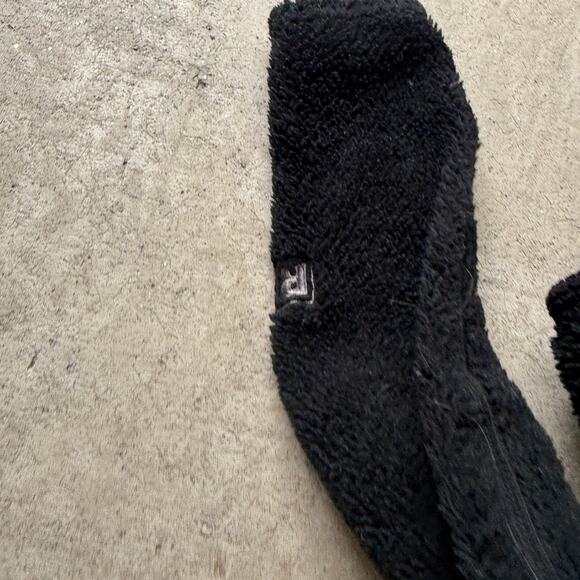 Men's Vintage Patagonia Black Body Rug Pullover Deep Pile Fleece Jacket Sz Small - Picture 3 of 9